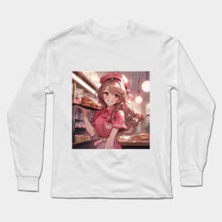 Donut Girl Long Sleeve T-Shirt